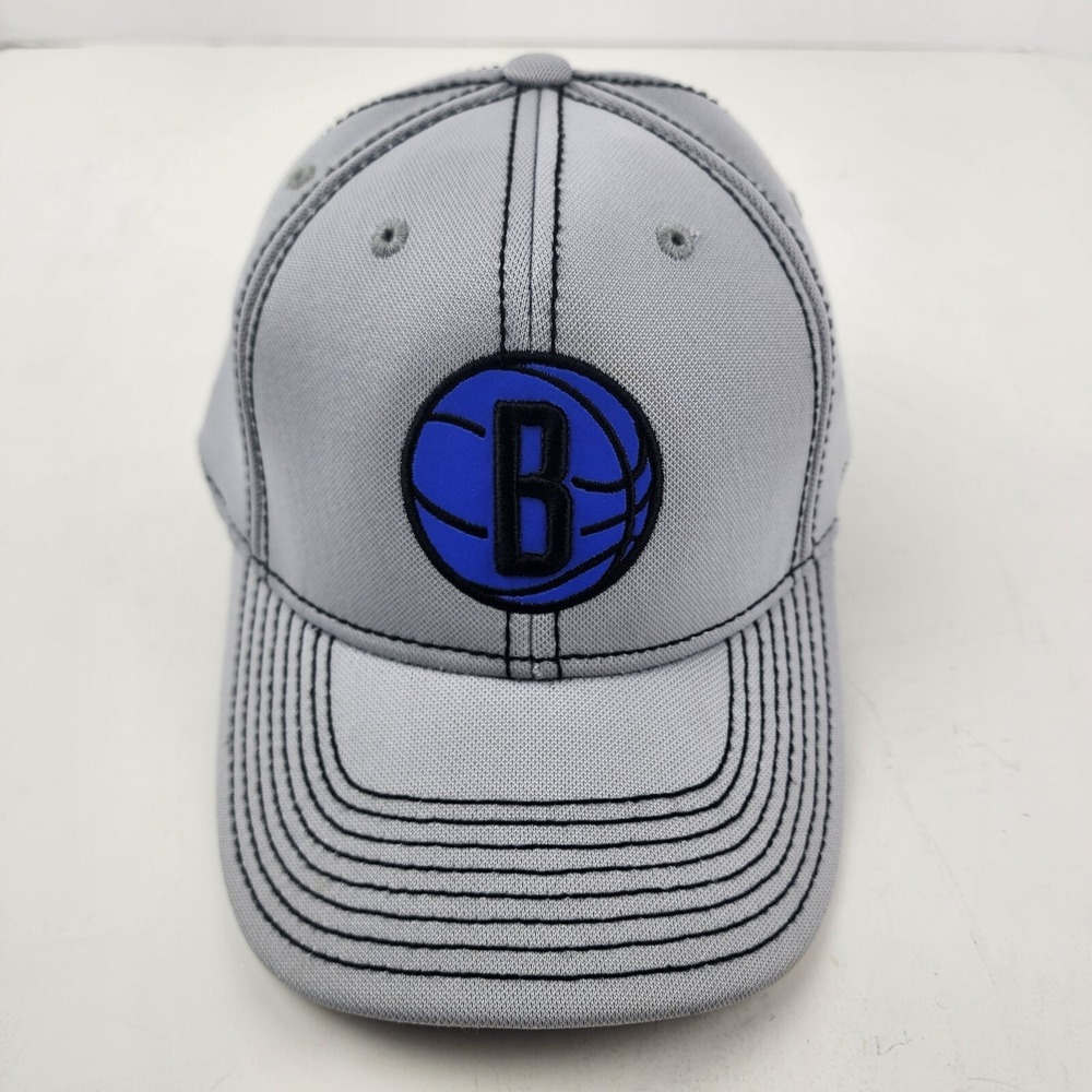Brooklyn Nets‎ Grey Hat Cap Mitchell & Ness NBA Basketball Mens